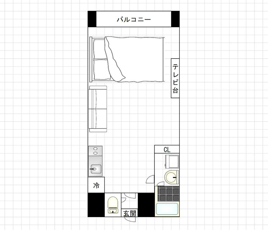 I Cube Kozu Apartment Osaka Eksteriør billede